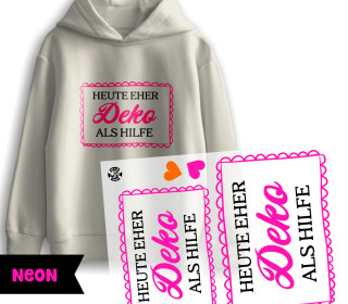Onkel Bo's Neon Bügelbilder - DIN A4 - Heute eher Deko als Hilfe