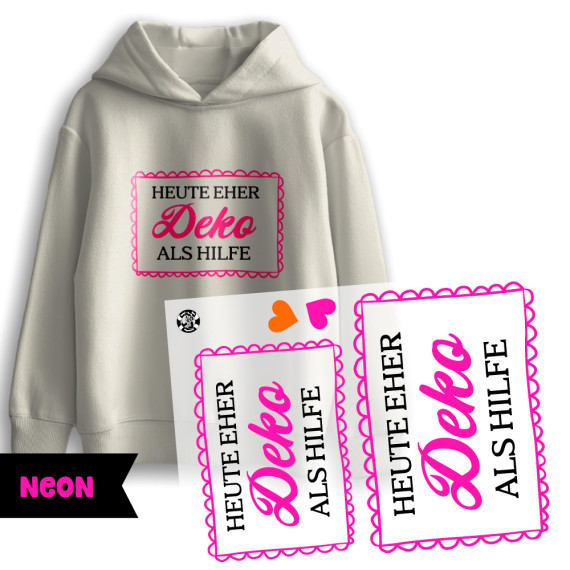 Onkel Bo's Neon Bügelbilder - DIN A4 - Heute eher Deko als Hilfe