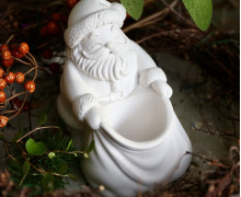Silikon - Gießform - Weihnachtsmann mit Geschenksack - vielfältig nutzbar