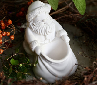 Silikon - Gießform - Weihnachtsmann mit Geschenksack - vielfältig nutzbar