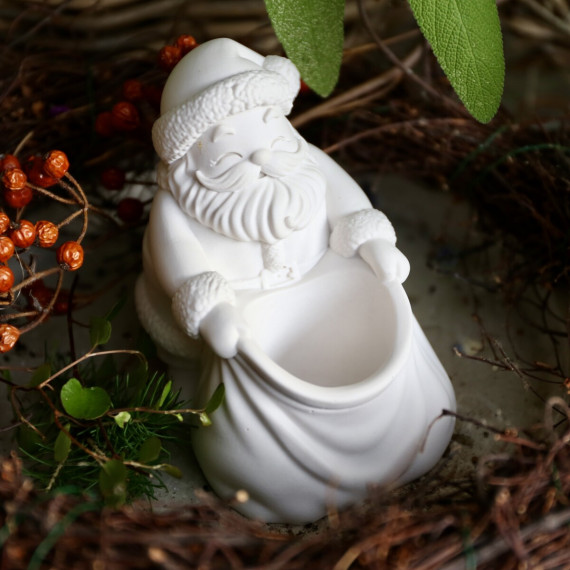 Silikon - Gießform - Weihnachtsmann mit Geschenksack - vielfältig nutzbar