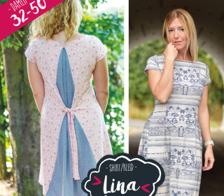 Ebook Kleid/Shirt Lina 32 – 50 mit optionalem Keileinsatz