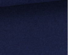 Woll Boucle - Uni - Saphirblau