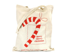 Dein Wunschgeschenk - 1 Büddel - Merry Merry Christmas - Zuckerstange - rot