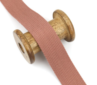 1 Meter Gurtband  - 30mm - Mischgewebe -  Altrose