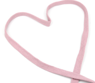 1m flache Kordel - Hoodieband - Kapuzenband - Altrosa