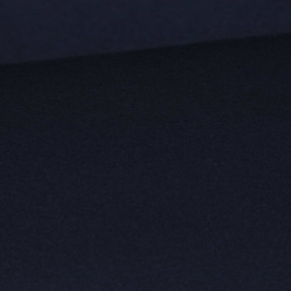 Baumwoll-Fleece - Uni - 270g - Stahlblau