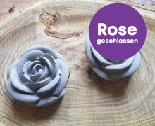 Silikon - Gießform - Rosen - geschlossen - vielfältig nutzbar