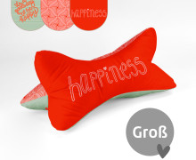 DIY-Nähset - Leseknochen - Groß - Happiness - ela ideen - Velvet - abby and amy