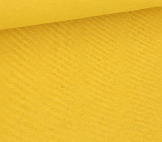 Leinen Jersey - Uni - Meleirt - Maisgelb