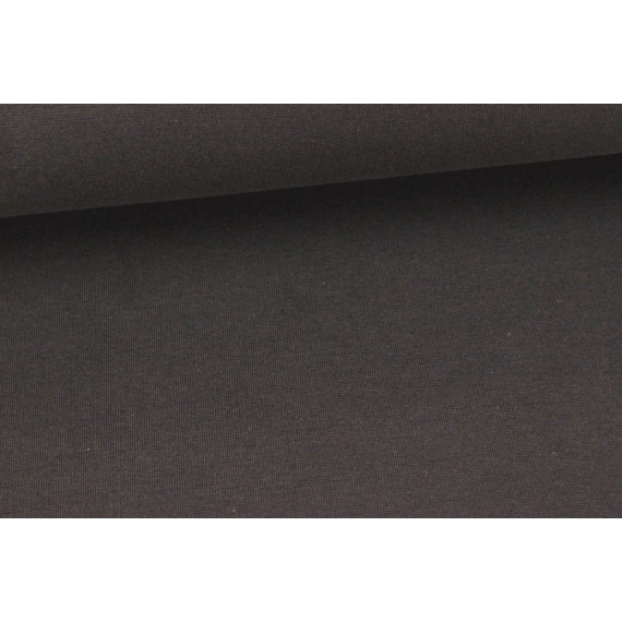 Glattes Bündchen - Uni - Mokkabraun