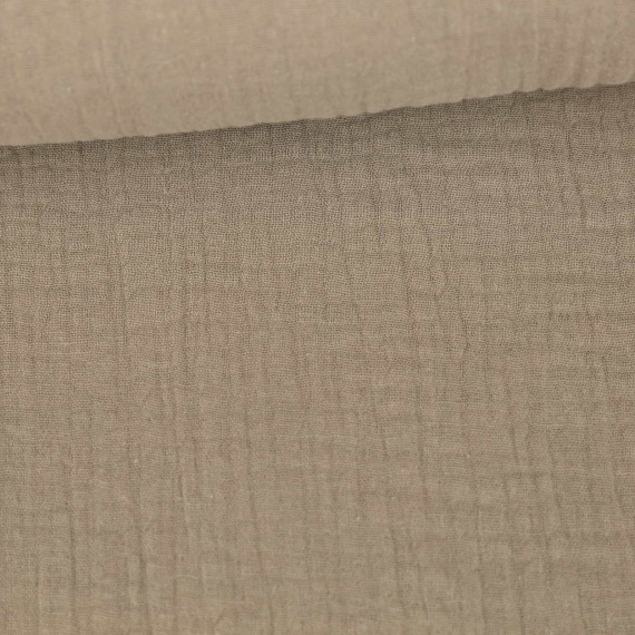 Musselin Bambino - Muslin - Uni - Schnuffeltuch - Windeltuch - Hellbraun