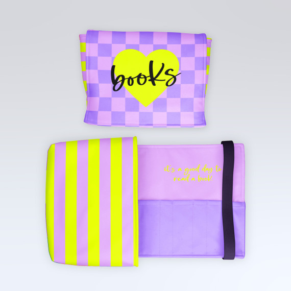 DIY-Nähset - Buch-Organizer - I Love Books - studio.mARTinchen - Softshell - abby and amy