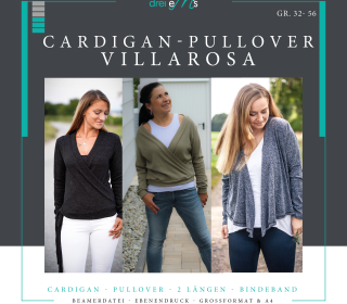 Ebook  Pullover / Cardigan VILLAROSA Gr. 32-56