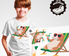 Onkel Bo's Bügelbilder - DIN A4 - Guinea Pigs in Summer - Liege - Kristina Hölzl - BIG