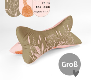 DIY-Nähset - Leseknochen - Groß - Herbstzauber - Schnecke - Lausemia Design Studio - Velvet - abby and amy