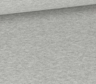Leichter Sommersweat - French Terry - Qjutie - Uni - Hellgrau Meliert - 651