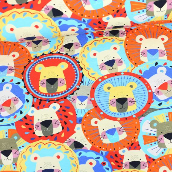 Sommersweat - Löwen - König der Tiere - Orange/Rot