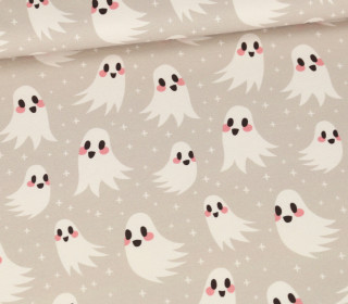 Sommersweat - Flatternde Geister - Sandgrau - Bio Qualität - Kathi Bondzio - abby and me