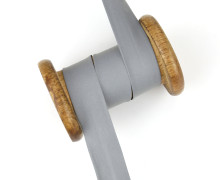 1 m Schrägband - Reflektierend - Uni - 20mm - Silber