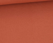 Glattes Bündchen - Einfarblinge - uni - Schlauchware - Rostorange