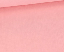 Musselin - Muslin - Double Gauze - Uni - Babyrosa