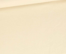 Baumwolle - Webware - Washed - Uni - Ecru