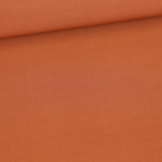 Viskose - Javanaise - Blusenstoff  - Uni - Altorange