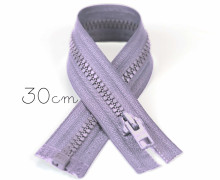 1x30cm Reißverschluss - Teilbar - Hochwertig - Opti - Flieder (4156)