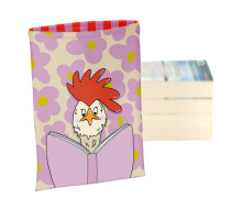 DIY-NÄHSET - Buchtasche - I Am A Booklover - Chicken - Cherry Picking - Softshell - abby and amy