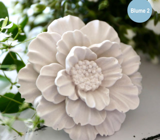 Silikon - Gießform - Blüte - Dekoblüte - wellige Blütenblätter - Blüte 2 - vielfältig nutzbar