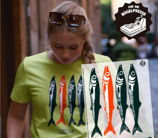 Onkel Bo's Bügelbilder - DIN A4 - Sardine - BIG
