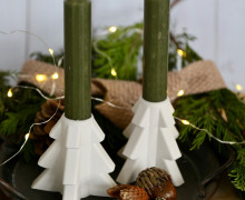 Silikon - Gießform - 3D Tannenbaum - Kerzenhalter für Stabkerzen - vielfältig nutzbar