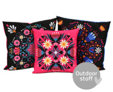 Kissenstoff - DIY - Kissen-Set - Sommer - Blumen - Hamburger Liebe - Outdoorstoff - abby and amy