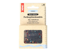 1 Dose Perlkopfstecknadeln - 38x0,60mm - 10g - Schwarz