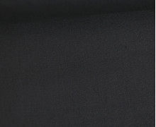 Schöner Baumwollstoff - Uni - 140cm - Schwarz