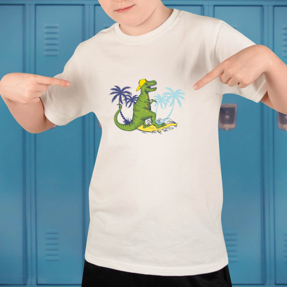 Onkel Bo's Bügelbilder - DIN A5 - Cooler Dino