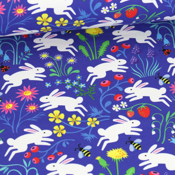 Bio-Jersey - Bunny Belle - Classics - Royalblau - Hamburger Liebe
