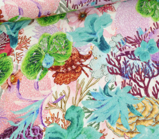 Musselin - Double Gauze - Lovely Flowers - Schnuffeltuch - Windeltuch - Creme
