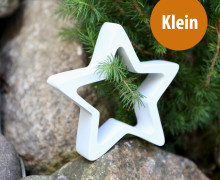 Silikon - Gießform - Stern - Offen - Klein - vielfältig nutzbar