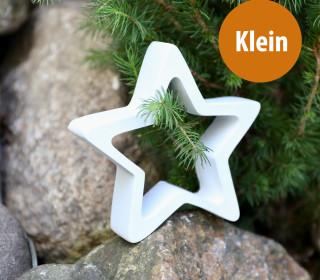 Silikon - Gießform - Stern - Offen - Klein - vielfältig nutzbar