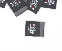 1 Label - YOU and ME - Dunkelgrau