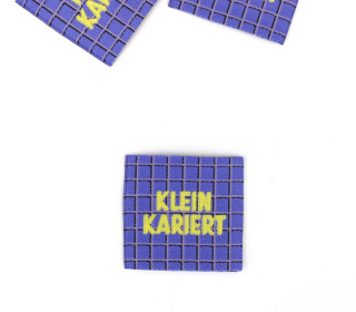 1 Label - KLEIN KARIERT - Lila - Lausemia Design Studio
