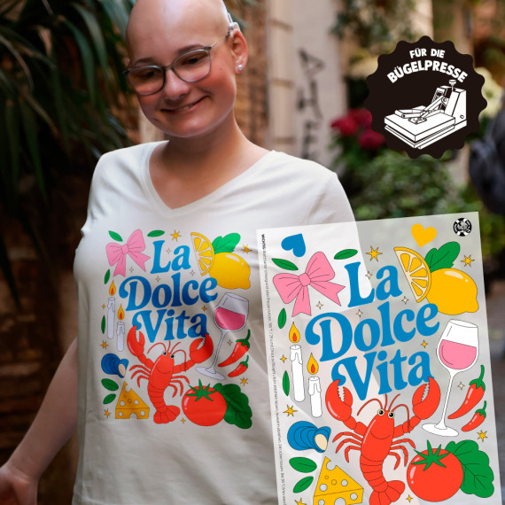 Onkel Bo's Bügelbilder - DIN A4 - La Dolce Vita - Hummer - BIG