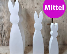 Silikon - Gießform - Hase - Dekofigur - Mittel - vielfältig nutzbar