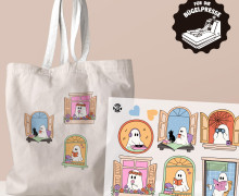 Onkel Bo's Bügelbilder - DIN A4 - Window Ghosts