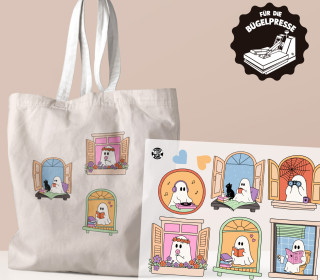 Onkel Bo's Bügelbilder - DIN A4 - Window Ghosts
