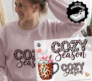 Onkel Bo's Bügelbilder - DIN A4 - Cozy Season - Leo - BIG