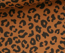 2.WAHL - Kunstleder - Fashionstoff - Happy Collection - Leo - Cherry Picking - Hellbraun/Schwarz