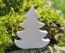 Silikon - Gießform - Mini-Tannenbaum - 4er-Set - vielfältig nutzbar